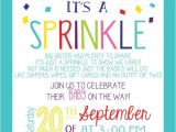 Sprinkle Birthday Party Invitations Girl Version Any Color Baby Sprinkle Invitation Couples