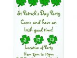 St Patty S Day Birthday Invitations St Patrick S Day Party Invitation Customizable