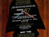 Star Wars themed Birthday Party Invitations Star Wars Silhouette Birthday Invitation Diy by