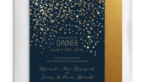 Starry Night Party Invitations Personalized Starry Night Party Invitation Card Einvite Com