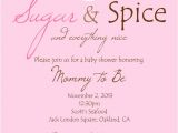 Sugar and Spice Baby Shower Invites Sugar and Spice Baby Shower Invitation by withflairprints