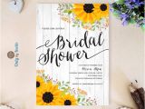 Sunflower Bridal Shower Invitation Templates 14 Printable Bridal Shower Invitations Examples