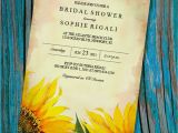 Sunflower Bridal Shower Invitation Templates Printable Bridal Shower Invitation Template Vintage Sunflower