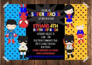 Superhero Party Invitation Template Superhero Birthday Invitation Superhero Invitation