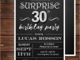 Surprise 30th Birthday Invitations Surprise 30th Birthday Invitations for Him Mens 30th