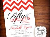 Surprise 50th Birthday Party Invites Surprise 50th Birthday Party Invitation with Chevron