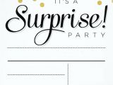 Surprise Party Invitation Template Download Free Printable Surprise Birthday Invitations Free