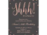 Surprise Party Invitation Template Uk Rose Gold Surprise Birthday Party Invitation Zazzle Co Uk