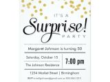 Surprise Party Invitation Templates Confetti Surprise Party Invitation Zazzle Com