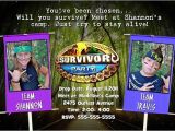 Survivor Party Invitations Survivor Birthday Party Invitations Ideas Bagvania Free