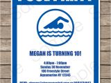Swimming Party Invitation Template Pool Party Invitations Birthday Party Template