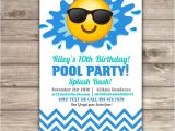 Swimming Pool Party Invitation Ideas Best 25 Swim Party Invitations Ideas Only On Pinterest
