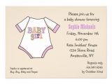 T Shirt Baby Shower Invitations Tiny T Shirt Pink Baby Shower Invitation