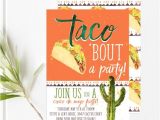 Taco Bout A Party Invitation Taco Party Fiesta Invitations Cinco De Mayo Invitations