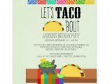 Taco Party Invitation Template Taco 39 Bout Birthday Party Invitation Zazzle Com