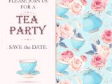Tea Party Invitation Template 9 Tea Party Invitation Templates Free Download