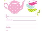 Tea Party Invitation Template Everything You Need for A Super Cute Kids Tea Party Tea