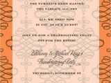 Thanksgiving Wedding Invitation Wording Thanksgiving Invitations