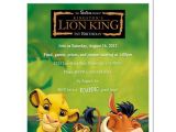 The Lion King Birthday Party Invitations 8 Lion King Personalized Birthday Party Invitations