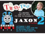 Thomas Photo Birthday Invitations Thomas the Train Birthday Invitation by Ritterdesignstudio