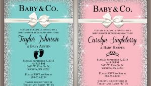 Tiffany and Co Baby Shower Invitations Baby & Co Baby Shower Invitation Breakfast and Tiffanys 5×7