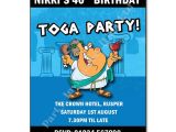 Toga Party Invitations Wording Roman or Greek themed Party Invitations