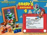Toy Story Photo Birthday Party Invitations Free Printable toy Story Birthday Invitations