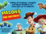 Toy Story Photo Birthday Party Invitations Mrs Invites On Etsy