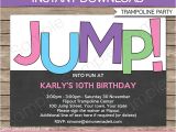 Trampoline Birthday Party Invitation Template Trampoline Birthday Party Invitations Invitation Template