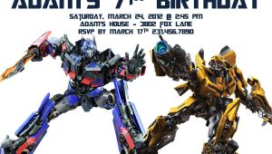 Transformer Birthday Invitations Templates Transformer Birthday Invitations Bagvania Free Printable