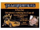 Transformers Birthday Party Invitation Wording Ideas Free Printable Transformers Bumble Bee Birthday Party
