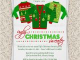 Ugly Sweater Christmas Party Invitations Wording Free Printable Ugly Christmas Sweater Party Invitations