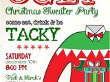 Ugly Sweater Party Invitation Template Free Word Ugly Sweater Holiday Christmas Party Invitation Tacky