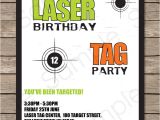 Ve Day Party Invitation Template Laser Tag Invitation Template Laser Tag Invitations