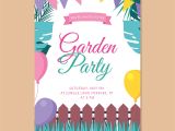 Vegetable Party Invitation Template Garden Party Invitation Download Free Vector Art Stock