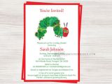 Very Hungry Caterpillar Baby Shower Invitations Very Hungry Caterpillar Baby Shower Invitation