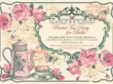 Victorian Tea Party Invitation Template Tea Party Invitation Bridal Tea Party Garden Tea Party