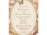 Vintage Quinceanera Invitations Quinceanera Vintage Roses butterfly Music Notes 5 Quot X 7