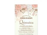 Vintage Quinceanera Invitations Vintage Spring Flowers Quinceanera Invitation 5 Quot X 7