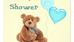 Vintage Teddy Bear Baby Shower Invitations Vintage Teddy Bear Baby Shower Invitation 5 25" Square