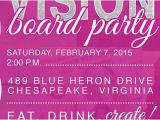 Vision Board Party Invitation Wording Vision Board Party Invitation by Auroragraphicstudio On