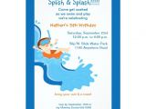 Water Slide Birthday Party Invitations Water Slide Birthday Party Invitation