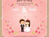 Wedding Invitation Card Template Vector/illustration Cute Pink Rose Wedding Invitation Card Stock Vector