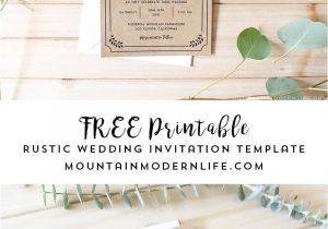 Wedding Invitation Template Free Free Printable Wedding Invitation Template