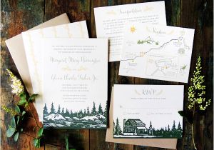 Wedding Invitation Template Mountain Margaret Glenn 39 S Mountain Inspired Wedding Invitations