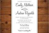 Wedding Invitation Template Word Printable Vintage Style Wedding Invitation Template Dark