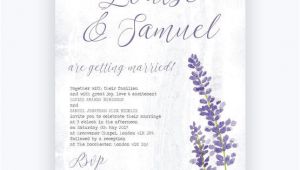 Wedding Invitation Templates Lilac Lilac Lavender Wedding Invitation From 1 00 Each