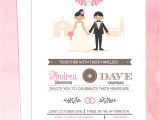 Wedding Invitation with Photos Of Couples Free Couple Cartoon In Front Of Church Invitation Wedding