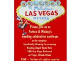Wedding Invitations Las Vegas Nv Las Vegas Wedding Reception Invitation Business Card