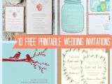 Wedding Invitations Online Free 10 Free Printable Wedding Invitations Diy Wedding
